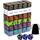 Conjunto de Contadores de Dados LAMJAM (63 Peças) para Magic: The Gathering
