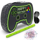Conjunto de controladores Piñata Jergrim Video Gaming Level Up Party Conjunto de controladores Piñata Jergrim Video Gaming Level Up Party