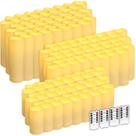 Conjunto de controle remoto LED sem chama Lamp fclayvts, pacote com 144
