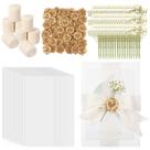 Conjunto de convites de casamento Fuyoooo 50 conjuntos com acessórios
