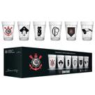 Conjunto De Copo Americano Corinthians Licenciado Kit 6 Peça