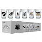 Conjunto De Copo Americano Santos Licenciado Kit 6 Peças