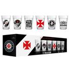 Conjunto De Copo Americano Vasco Licenciado Kit 6 Peças