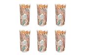 CONJUNTO DE COPO Cristal Long Drink 450ml Ginga Arara Oxford Porcelanas Alumina Crystal