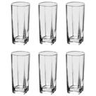 Conjunto de Copo de Vidro Square com 6 Peças 250ml - D1050 - DOLCE HOME