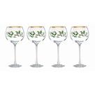 Conjunto de copos de balão de vinho Lenox Holiday de 4 peças de vidro 473 ml Conjunto de copos de balão de vinho Lenox Holiday de 4 peças de vidro 473 ml