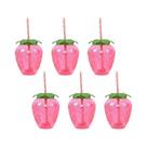 Conjunto De Copos De Bebida De Abacaxi E Coco Havaiano Com Canudo 6 Peças - Suprimentos Para Festa Conjunto De Copos De Bebida De Abacaxi E Coco Havaiano Com Canudo 6 Peças - Suprimentos Para Festa