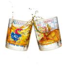 Conjunto de copos de uísque Greenline Goods University of Kansas