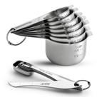 Conjunto de copos e colheres de medição Spring Chef em aço inoxidável