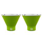Conjunto de copos Martini em aço inoxidável isolado Snowfox 237ml