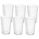Conjunto de Copos Quadrado 245ml 6 Peças N249041-6 - Quanhe