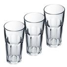 Conjunto de Copos Tipo Milkshake Long Drink 325ml 3 Peças - Em Casa Tem