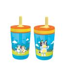 Conjunto de Copos Zak Designs Bluey Kelso (450ml) - 2 Unidades para Crianças