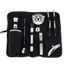 Conjunto de coqueteleira de aço inoxidável de 12 peças com bolsa de transporte Conjunto de coqueteleira de aço inoxidável de 12 peças com bolsa de transporte