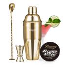 Conjunto de coqueteleiras KITESSENSU em aço inoxidável 750 mL com filtro