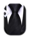 Conjunto de Corbata Barry.Wang Clásica de Seda con Pañuelo para Hombre