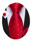 Conjunto de Corbata Barry.Wang Clásica de Seda para Hombre para Boda y Negocios