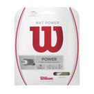 Conjunto de cordas de tênis Wilson NXT Power 18, branca