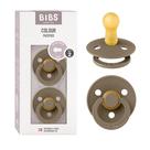 Conjunto de cores para chupetas, 2 babadores naturais, sem BPA, 6 meses ou mais