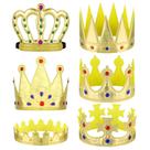 Conjunto de coroas de fantasias Jspupifip Birthday King Queen Prince Kids