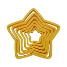 Conjunto De Cortadores De Biscoito Em Forma De Árvore De Natal 6 Peças DIY 3D Para Biscoitos De