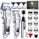 Conjunto de cortadores de cabelo KIKIDO Professional sem fio para homens