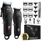 Conjunto de cortadores de cabelo Yineel Professional sem fio com aparador Conjunto de cortadores de cabelo Yineel Professional sem fio com aparador
