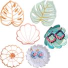 Conjunto de Cortadores de Enfeites GOTO CLAY TOOLS Monstera, Concha e Flor