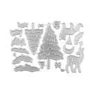 Conjunto De Cortadores De Papel Para Scrapbooking Com Tema De Luminárias De Natal E Arco-Íris Para Conjunto De Cortadores De Papel Para Scrapbooking Com Tema De Luminárias De Natal E Arco-Íris Para
