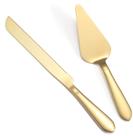 Conjunto de corte de bolo Eisinly Wedding com aço inoxidável dourado Conjunto de corte de bolo Eisinly Wedding com aço inoxidável dourado