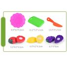 Conjunto de corte de brinquedos Pretend Role Play Kitchen, frutas e vegetais Conjunto de corte de brinquedos Pretend Role Play Kitchen, frutas e vegetais