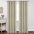 Conjunto de cortinas Blackout Joydeco, 304 cm de comprimento, 2 painéis, cor de vinho