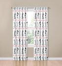 Conjunto de cortinas/cortinas Disney Mickey Mouse branca de 4 peças de 84" (2 painéis, 2 gravatas) Conjunto de cortinas/cortinas Disney Mickey Mouse branca de 4 peças de 84" (2 painéis, 2 gravatas)