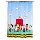 Conjunto de cortinas de chuveiro Franco Peanuts, 13 peças, oficialmente licenciado Conjunto de cortinas de chuveiro Franco Peanuts, 13 peças, oficialmente licenciado