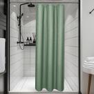 Conjunto de cortinas de chuveiro Vipfree 3 em 1 Waffle 90x180cm verde sálvia