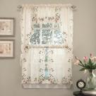 Conjunto de Cortinas de Cozinha Sweet Home Collection - Linho Rosemary