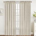 Conjunto de cortinas FantasDecor Linen Sheer 213 cm de comprimento e 2 painéis