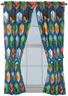 Conjunto de cortinas Jay Franco Minecraft azul isométrico 160x160cm