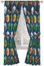 Conjunto de cortinas Jay Franco Minecraft azul isométrico 213x213cm Conjunto de cortinas Jay Franco Minecraft azul isométrico 213x213cm