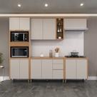 Conjunto de Cozinha Allure Linea Brasil 5 Peças Torre Quente Armários e Balcões