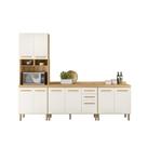 Conjunto de Cozinha Lidiane Modulado com 9 Portas 2 Gavetas