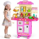 Conjunto de cozinha Play MSKOLER para crianças de 4 a 8 anos com acessórios