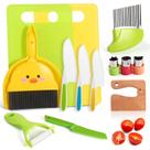 Conjunto de cozinha Salufo 14 PC Safe Kids Knife com ferramentas de limpeza