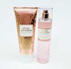 Conjunto de creme corporal Perfume Bath & Body Works Pure Wonder