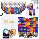 Conjunto de creme para mãos e protetor labial de Halloween KONEUK para mulheres, 60 unidades