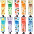 Conjunto de creme para mãos YAERZI, pacote com 10 fragrâncias naturais para plantas