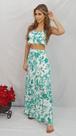 Conjunto de Cropped e saia longa