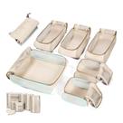 Conjunto de cubos de embalagem BAGSMART Keep Shape 7 para viagens White Opal