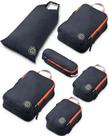 Conjunto de cubos de embalagem de compressão TRIPPED Travel Gear, 6 peças