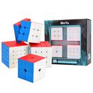 Conjunto de Cubos Speed MoYu Meilong - 2x2, 3x3, 4x4 e 5x5 com Caixa